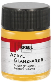Kreul acryl glansverf, 50 ml, 515 goud
