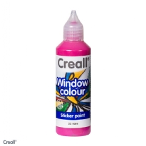 Creall-Glass stickerverf/windowcolour, 80ml. Rose