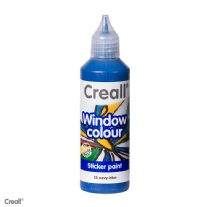 Creall-Glass stickerverf/windowcolour, 80ml. Marineblauw