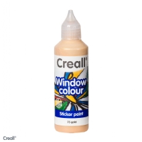 Creall-Glass stickerverf/windowcolour, 80ml. Goud