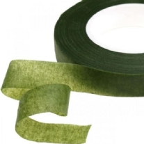 Bloemistenband/bloemistentape/floral tape, 13 mm x 27 meter, mosgroen