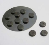 Ronde magneetjes, 12 stuks, 12 mm