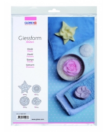 Soapfix kunststof zeepgietmal, bloemen