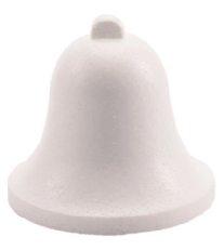 Styropor klokjes/piepschuim klokjes/tempex klokjes, 10 stuks, 7 cm
