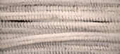 Chenilledraad, 8 mm, 50 cm 10 stuks wit