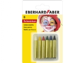 Schminkkrijtjes, assortiment 6 stuks