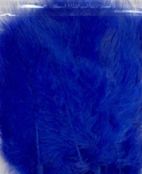 OP=OP Marabou donsveren, 10-12 cm, 15 stuks, blauw