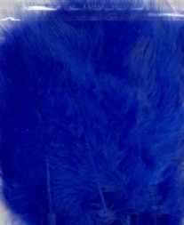 OUTLET Marabou donsveren, 10-12 cm, 15 stuks, blauw