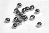 Knijpkralen, 3 mm, 50 stuks, zilverkleurig