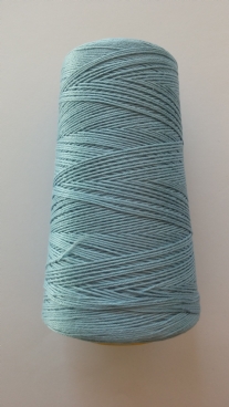 Cotton 12 borduurgaren/breigaren/haakgaren, 100 gram, lichtblauw