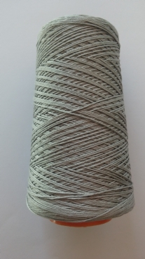 Cotton 12 borduurgaren/breigaren/haakgaren, 100 gram, grijs