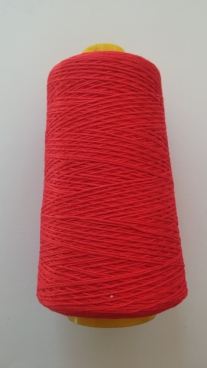 Cotton 12 borduurgaren/breigaren/haakgaren, 100 gram, rood