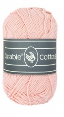 Durable cotton 8, katoenen breigaren/haakgaren, 50 gram, 203 Light Pink