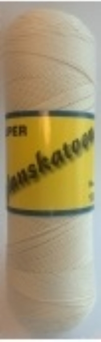Super glanskatoen / haakkatoen nr.10 100 gram ecru