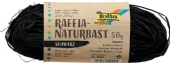 Natuurraffia, 50 gram, zwart