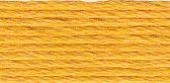 DMC coton perle borduurgaren/koordzijde, 115/5, 25 meter, oranjegeel