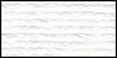 DMC coton perle borduurgaren/koordzijde 116A/8, 80 meter, optisch wit