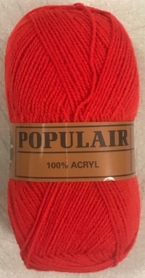 Populair perle breiwol 50 gram 40 rood