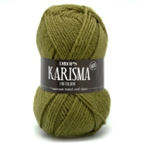 Karisma Superwash 100% wol 50gr olijfgroen