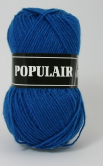 Populair breiwol 50 gram 25 blauw