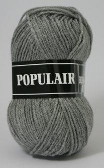Populair breiwol 50 gram 50 grijs