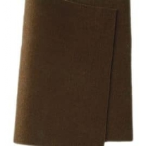 Wolvilt, 440 gr, 180 cm, bruin