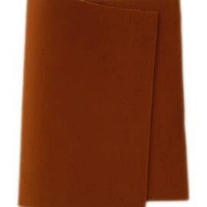 Wolvilt, 450 gr, 180 cm, roodbruin