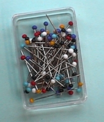 Glaskopspelden, 0,6mm 30mm, 80 stuks, assortiment 