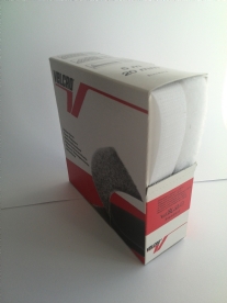 Velcro klittenband, opnaaibaar, 20 mm x 5 meter, wit