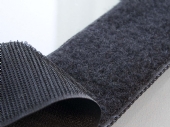Velcro klittenband, opnaaibaar, 20 mm x 5 meter, zwart