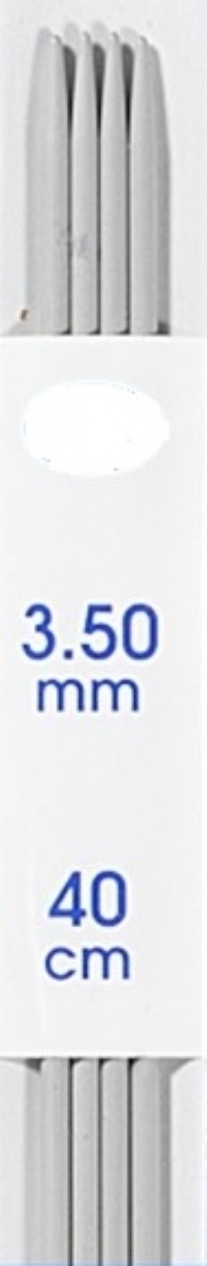 Aluminium kousenbreinaalden 40 cm 4st 3,5mm