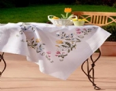 Voorbedrukt dekservet incl.borduurgaren 80x80cm 80320 kruissteek