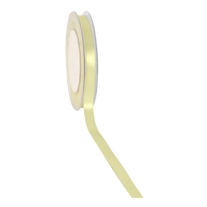 Double face satijnlint, 10 mm, 25 meter, pastelgroen