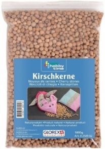Gewassen kersenpitten, vulmateriaal, 1000 gram