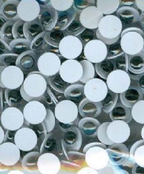 Wiebelogen opplakbaar rond 100st 6 mm