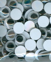 Wiebelogen opplakbaar rond 100st 10 mm