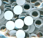Wiebelogen opplakbaar rond 50st 15 mm