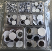 Wiebelogen opplakbaar assortiment 234 stuks