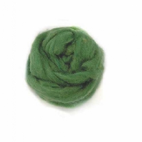 Sprookjeswol/schapenwol, 50 gram, donkergroen