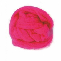 Sprookjeswol/schapenwol, 50 gram, felroze