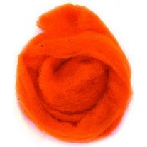 Sprookjeswol/schapenwol, 50 gram, oranje
