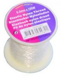 Elastisch nylondraad, 0,5 mm, 100 meter