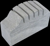 OP=OP Braziliaans speksteen/zeepsteen sculptuur, 10 cm, egel