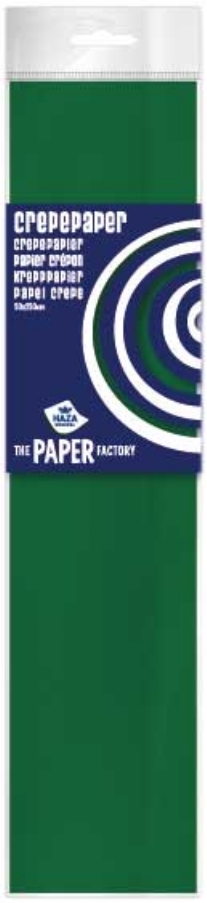 Haza crepepapier 50x250cm kerstgroen 