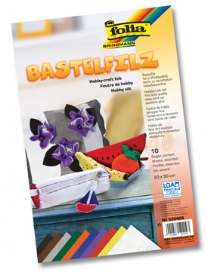 Acrylvilt 20x30cm 10 coupon assortiment algemeen