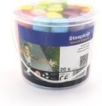 Stoepkrijt, assortiment 20 bonken