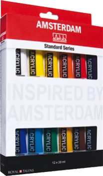 Talens Amsterdam Acrylverf Introset II (assortiment 12 x 20 ml)