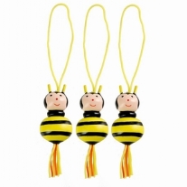 Gelukspoppetjes, bijtjes, 33 mm, 10 stuks