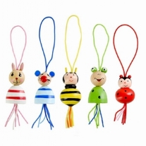 Gelukspoppetjes, assortiment dieren, 10 stuks