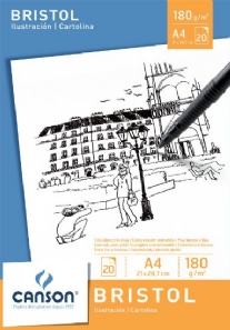 OP=OP Canson bristolpapier, 180 grams, formaat A4, 20 vel